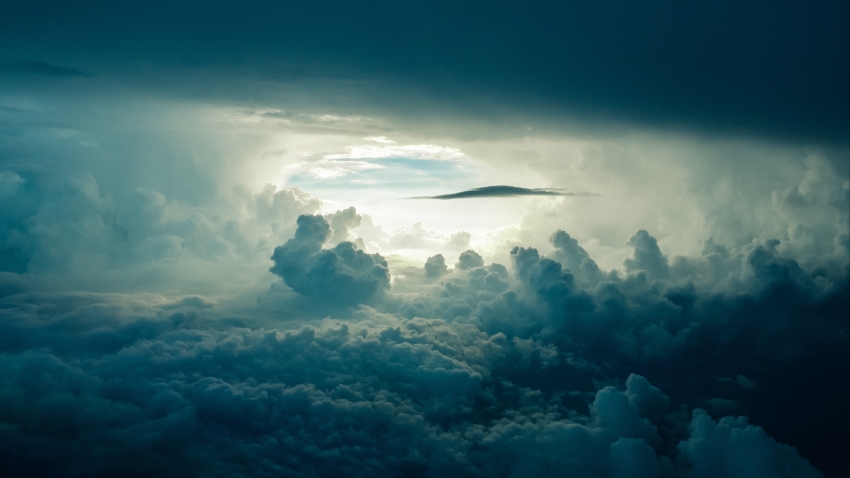 天空 云 阳光 黑暗 4K风景壁纸